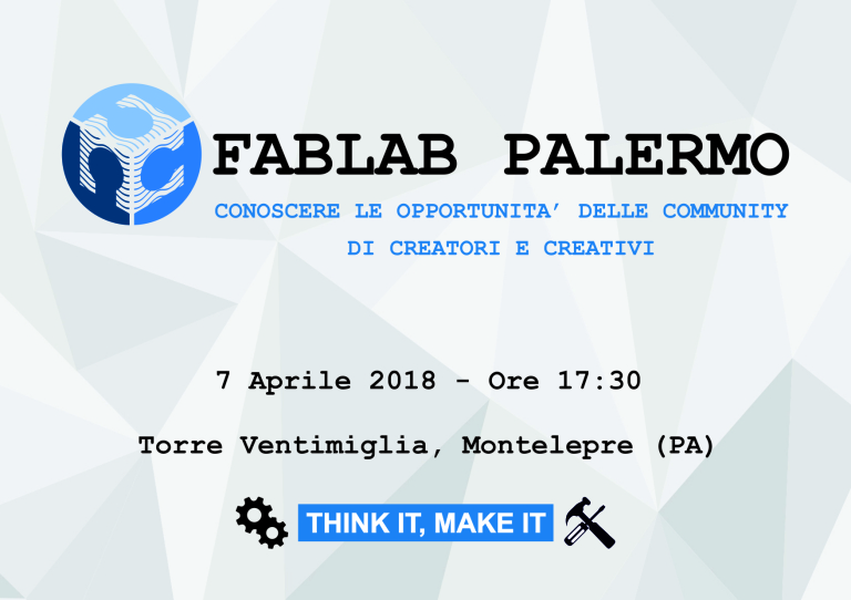 FabLab Palermo Presentazione a Montelepre