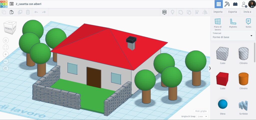 tinkercad - fablab palermo - modellazione 3D - stampa 3D