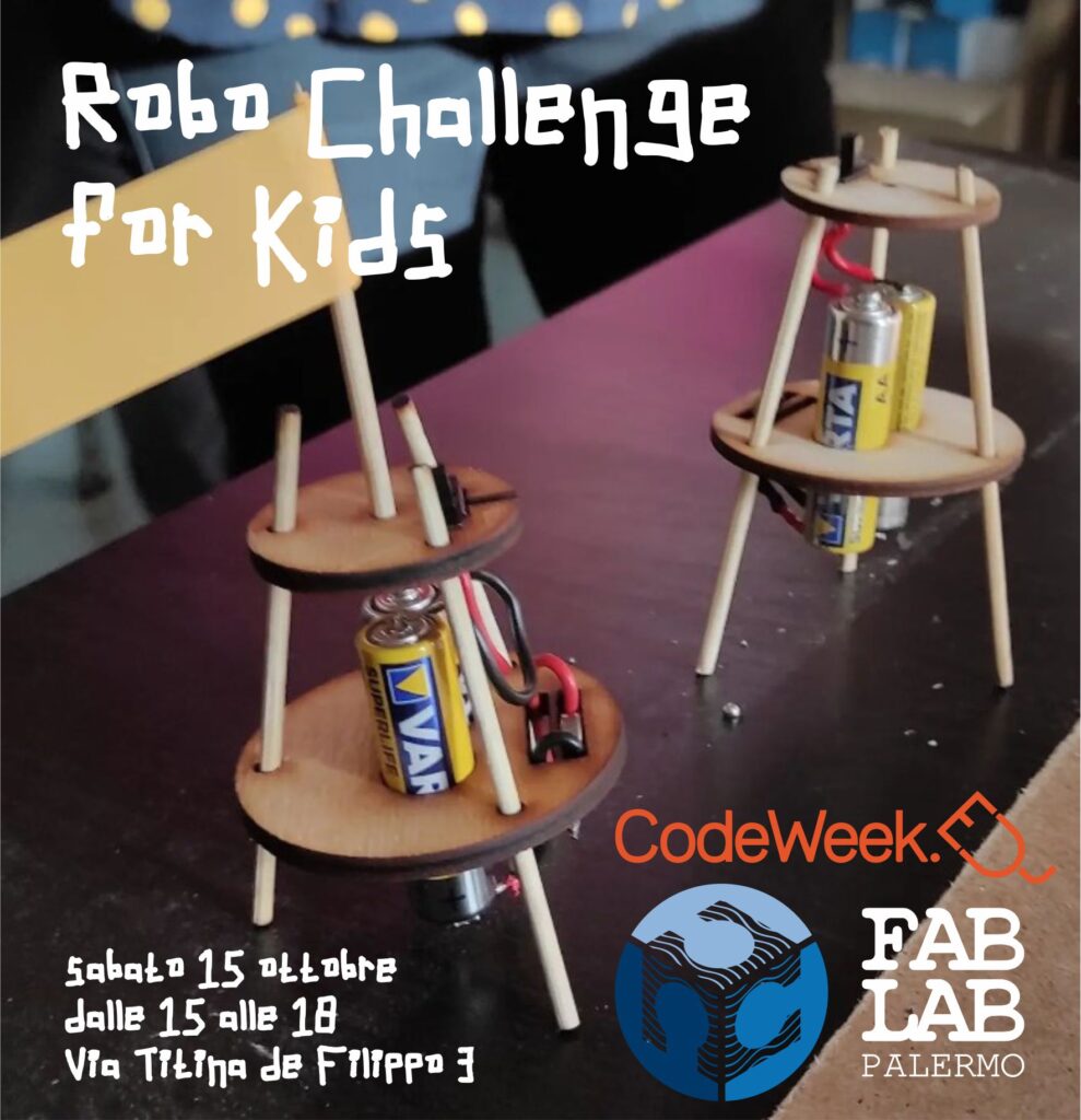 robo challenge for kids_fablab palermo
